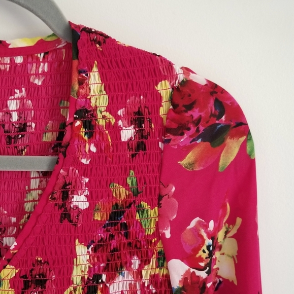 Carolina Belle floral smocked blouse - Picture 5 of 5